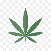 扁平化绿色树叶图案-空若网 扁平化绿色树叶图案-空若网