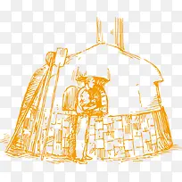 粮仓矢量素材-空若网 粮仓矢量素材-空若网