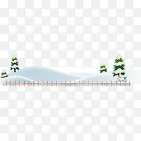 圣诞节手绘卡通雪花banner-空若网 圣诞节手绘卡通雪花banner-空若网