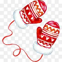 冬季棉手套免抠素材-空若网 冬季棉手套免抠素材-空若网