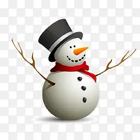 圣诞节素材雪人-空若网 圣诞节素材雪人-空若网