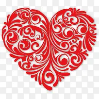 心形花纹矢量素材-空若网 心形花纹矢量素材-空若网