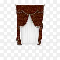 复古红白色帘布-空若网 复古红白色帘布-空若网