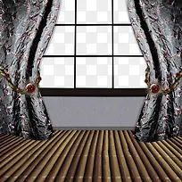 怀旧复古欧式窗帘地板-空若网 怀旧复古欧式窗帘地板-空若网