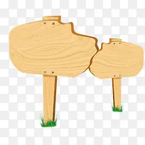卡通木牌设计元素-空若网 卡通木牌设计元素-空若网
