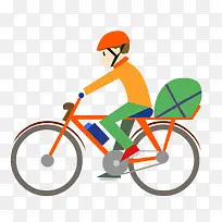 卡通扁平化自行车-空若网 卡通扁平化自行车-空若网