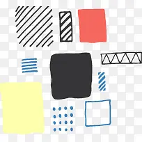 扁平化几何色块排版-空若网 扁平化几何色块排版-空若网