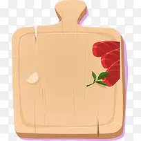 黄色厨房用具菜板-空若网 黄色厨房用具菜板-空若网