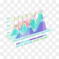 彩色的数据设计矢量图-空若网 彩色的数据设计矢量图-空若网
