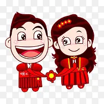 卡通结婚夫妻-空若网 卡通结婚夫妻-空若网