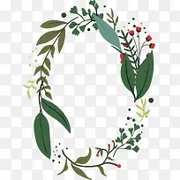 树枝装饰框-空若网 树枝装饰框-空若网