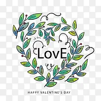 卡通手绘小清新爱情装饰标签矢量-空若网 卡通手绘小清新爱情装饰标签矢量-空若网