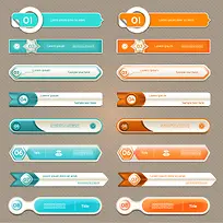 按钮导航装饰素材PSD源文件-空若网 按钮导航装饰素材PSD源文件-空若网