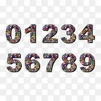 颜色拼数字标-空若网 颜色拼数字标-空若网