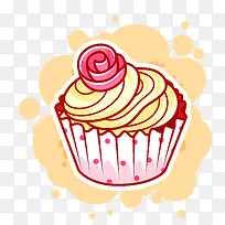 矢量玫瑰花雪糕素材-空若网 矢量玫瑰花雪糕素材-空若网