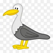 卡通海鸥PNG下载-空若网 卡通海鸥PNG下载-空若网