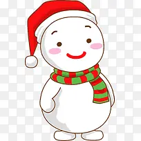 圣诞节呆萌白色雪人-空若网 圣诞节呆萌白色雪人-空若网