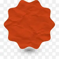 橙色纸底纹装饰-空若网 橙色纸底纹装饰-空若网