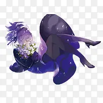 矢量掉落的少女-空若网 矢量掉落的少女-空若网