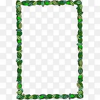 绿色植物边框-空若网 绿色植物边框-空若网