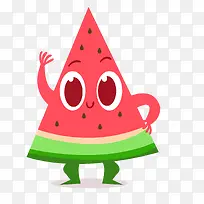 三角形的西瓜水果标签设计-空若网 三角形的西瓜水果标签设计-空若网