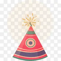 红色三角形节日烟花-空若网 红色三角形节日烟花-空若网