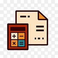 红色手绘数学计算元素-空若网 红色手绘数学计算元素-空若网