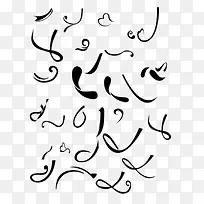 创意形状设计爱心彩带-空若网 创意形状设计爱心彩带-空若网