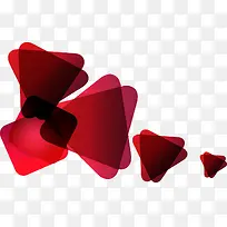 红色三角形背景-空若网 红色三角形背景-空若网