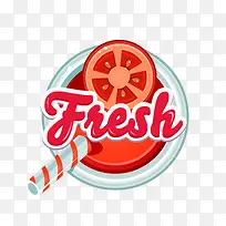 橙汁饮料标签矢量图-空若网 橙汁饮料标签矢量图-空若网