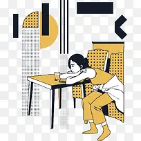 桌子咖啡厅桌椅下载-空若网 桌子咖啡厅桌椅下载-空若网