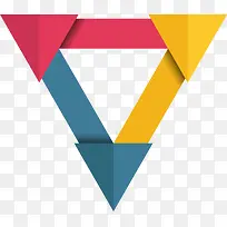 矢量倒三角形分块PNG图片-空若网 矢量倒三角形分块PNG图片-空若网