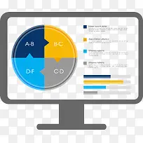 分类科技图表数据插画-空若网 分类科技图表数据插画-空若网