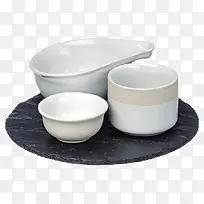 白色餐具套装-空若网 白色餐具套装-空若网