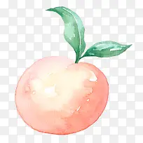 水彩风熟透桃子-空若网 水彩风熟透桃子-空若网