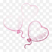 爱在情人节卡通爱心装饰下载-空若网 爱在情人节卡通爱心装饰下载-空若网