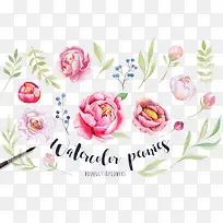 时尚彩绘花朵素材-空若网 时尚彩绘花朵素材-空若网