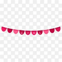 彩旗生日矢量素材40-空若网 彩旗生日矢量素材40-空若网