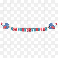 彩旗生日矢量素材20-空若网 彩旗生日矢量素材20-空若网