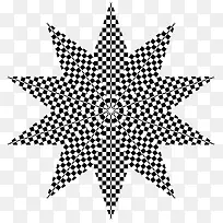 矢量马赛克对称花纹复古-空若网 矢量马赛克对称花纹复古-空若网