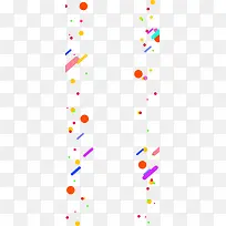 多彩简约圆点线条漂浮素材-空若网 多彩简约圆点线条漂浮素材-空若网