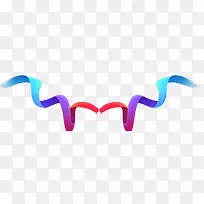 漂浮彩带素材-空若网 漂浮彩带素材-空若网