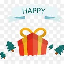 雪堆里的礼盒-空若网 雪堆里的礼盒-空若网