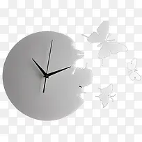 创意蝴蝶钟表-空若网 创意蝴蝶钟表-空若网