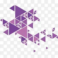 紫色三角形海报-空若网 紫色三角形海报-空若网