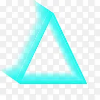 蓝色立体感正三角形-空若网 蓝色立体感正三角形-空若网