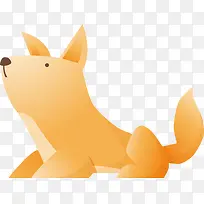 卡通黄色狗狗PNG-空若网 卡通黄色狗狗PNG-空若网