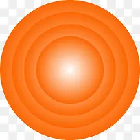 橙色简约圆圈-空若网 橙色简约圆圈-空若网