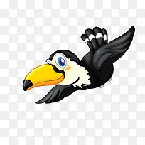 卡通可爱小动物装饰动物头像乌鸦-空若网 卡通可爱小动物装饰动物头像乌鸦-空若网