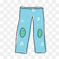 卡通可爱裤子免抠素材-空若网 卡通可爱裤子免抠素材-空若网